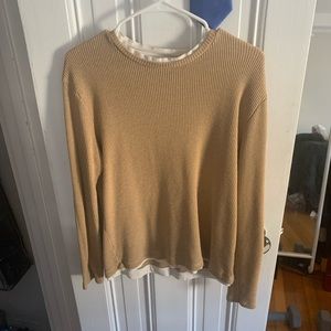 Zara Man waffle shirt long sleeve men’s small